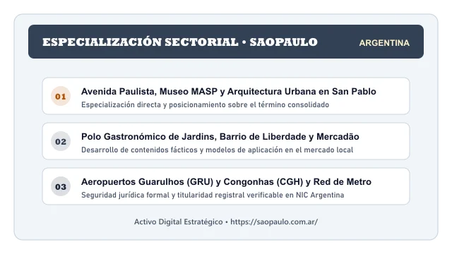 Enfoque temático y aplicaciones de negocio para el activo digital saopaulo.com.ar (Saopaulo)